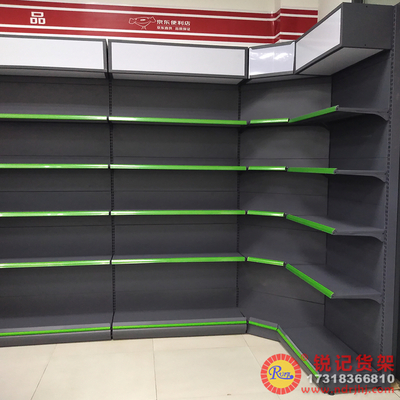 宁德社区哪里有京东便利店磨砂灰单面灯箱货架批发