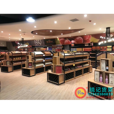 定制福州高端红酒洋酒陈列展示货架