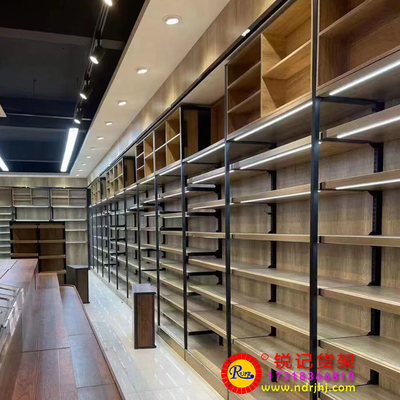 福建宁德屏南生鲜超市休闲食品单面四柱货架