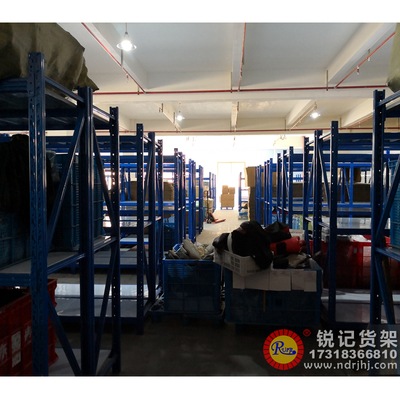 福鼎白茶三层钢层板仓库货架，产品库存货架，包装材料货架